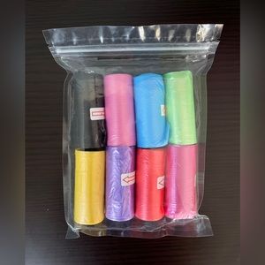 Colorful Xianmu small trash bags for bathroom, bedrooms ,kitchen ,going out 160C